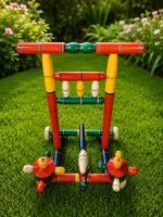 Handcrafted Wooden Baby Walker | Color(Blue, Yellow, Red, Green) - Image 4