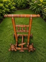 Handcrafted Wooden Baby Walker | Color(Blue, Yellow, Red, Green) - Image 5