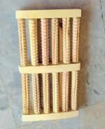 Wooden Foot Massager Roller | Natural Acupressure Foot Relaxation Tool - Image 3
