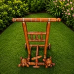 Handcrafted Wooden Baby Walker | Color(Origional Wooden)